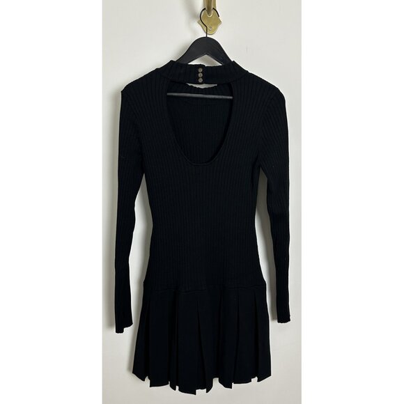 FREE PEOPLE Free People Emmy Long Sleeve Minidress in Black Size Large -  mordernwear.com